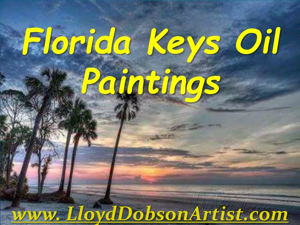 florida keys oil paintings