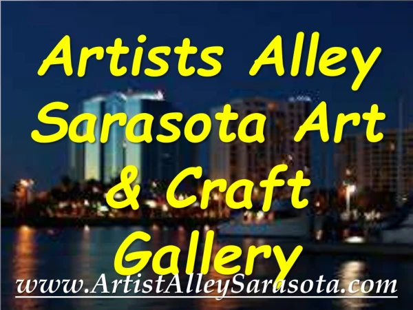 Artists Alley Sarasota Art and Craft Gallery