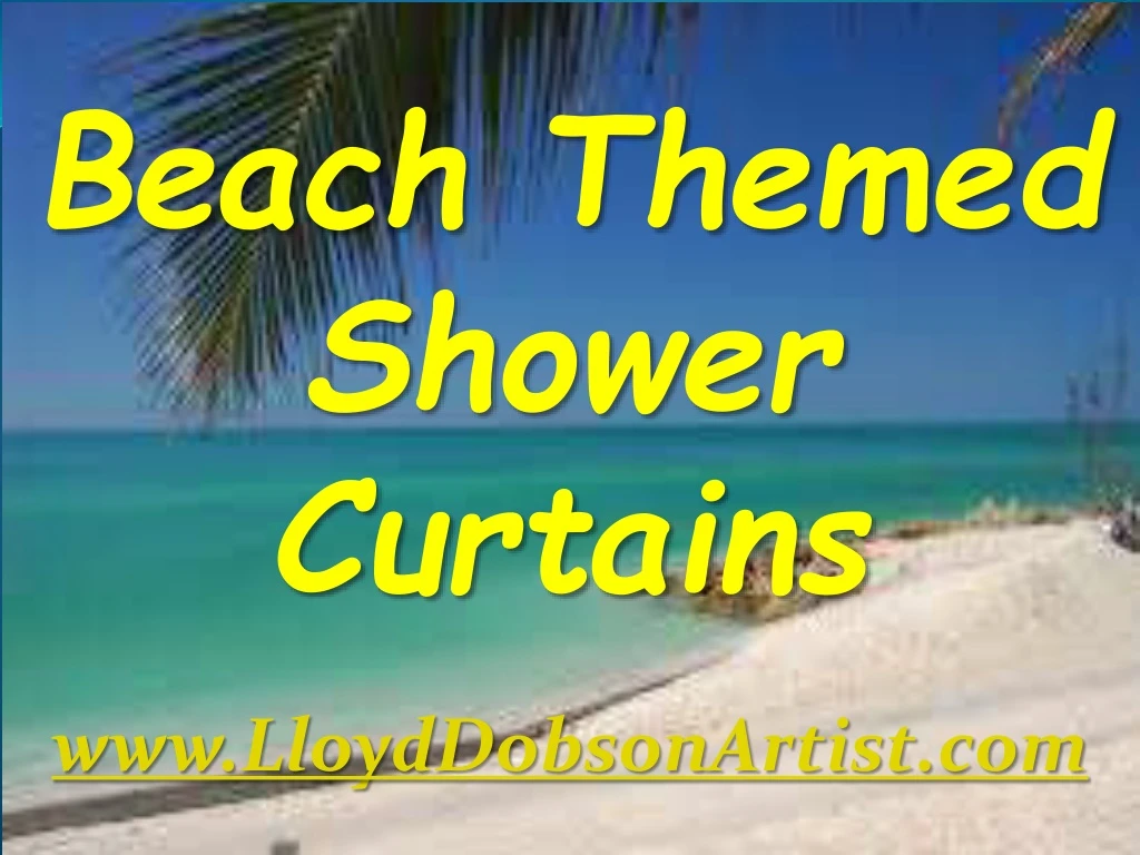 beach themed shower curtains