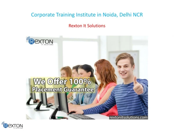 Corporate Training Institute in Noida, Delhi NCR