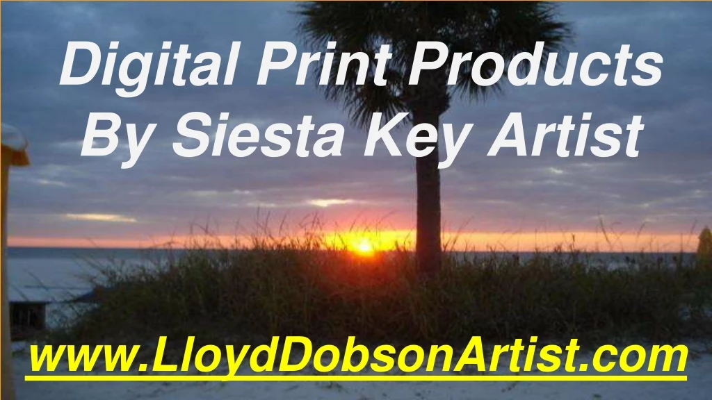 digital print products by siesta key artist