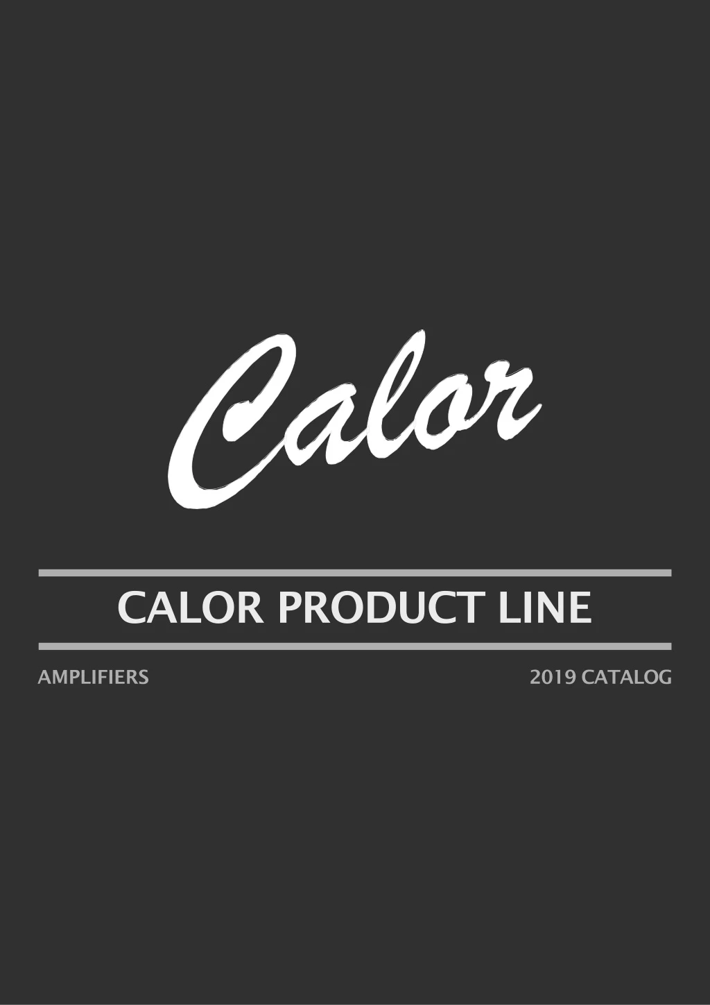 calor product line