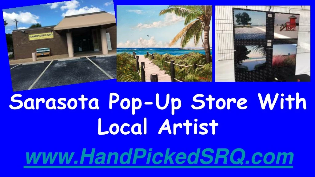 sarasota pop up store with local artist