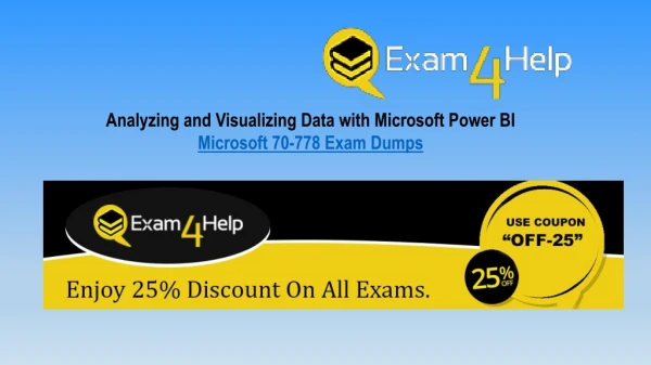 Get Reliable 70-778 Exam Dumps - Microsoft 70-778 Dumps PDF | Exam4Help