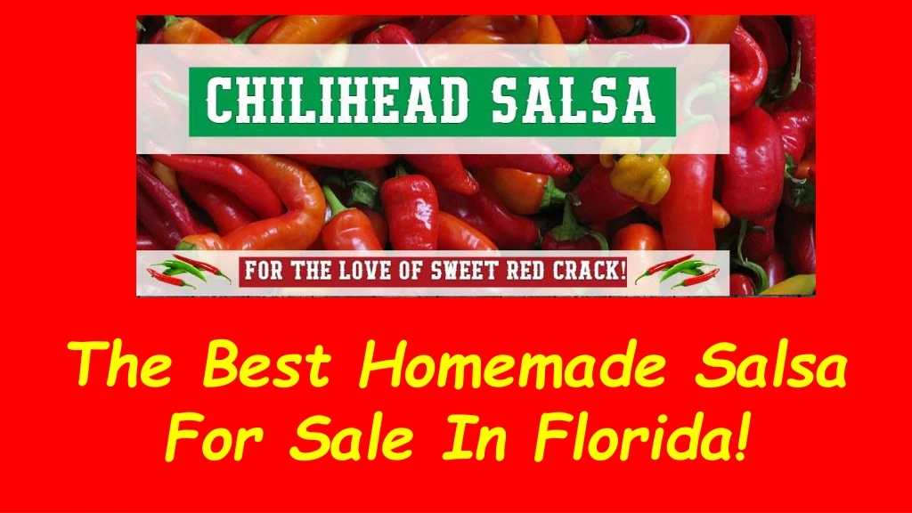 the best homemade salsa for sale in florida