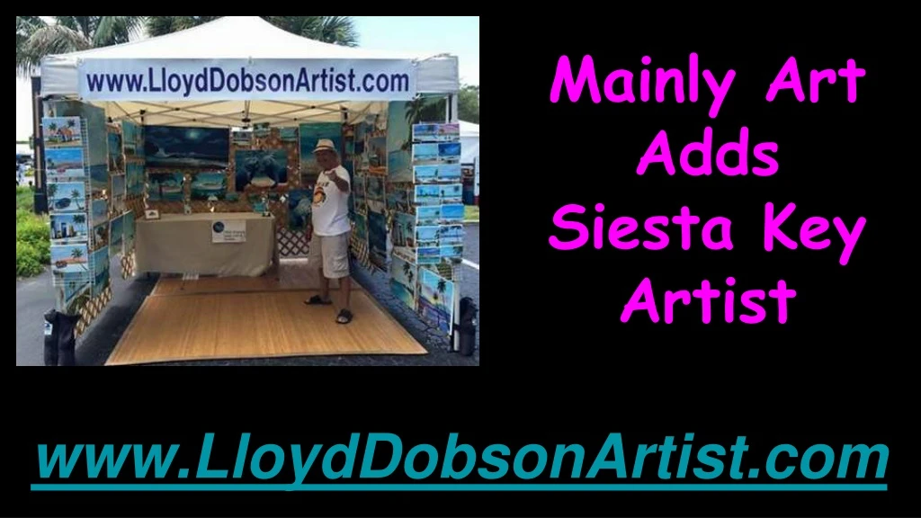 mainly art adds siesta key artist