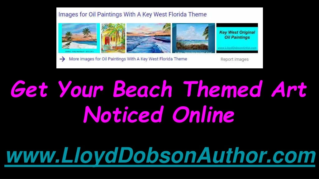 get your beach themed art noticed online