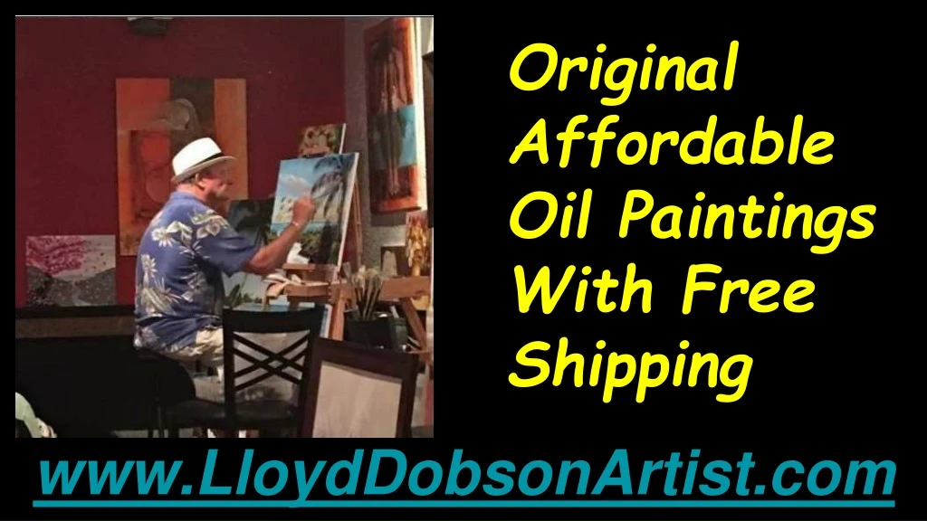 original affordable oil paintings with free