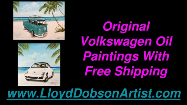 Original Volkswagen Oil Paintings With Free Shipping