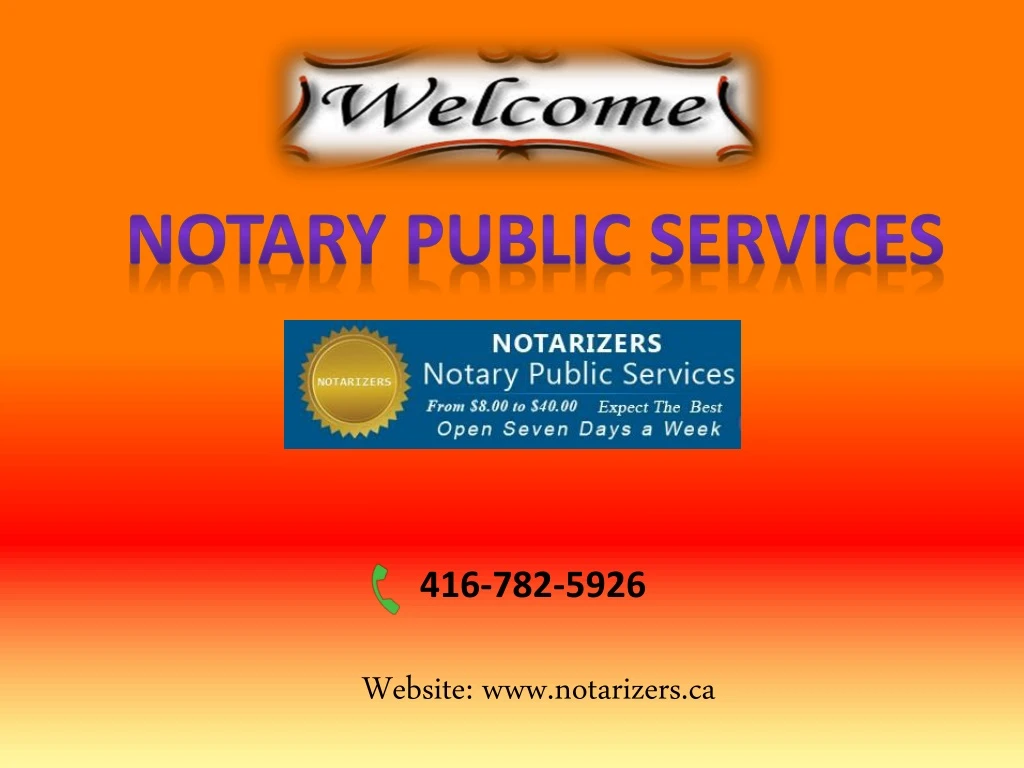 notary public services