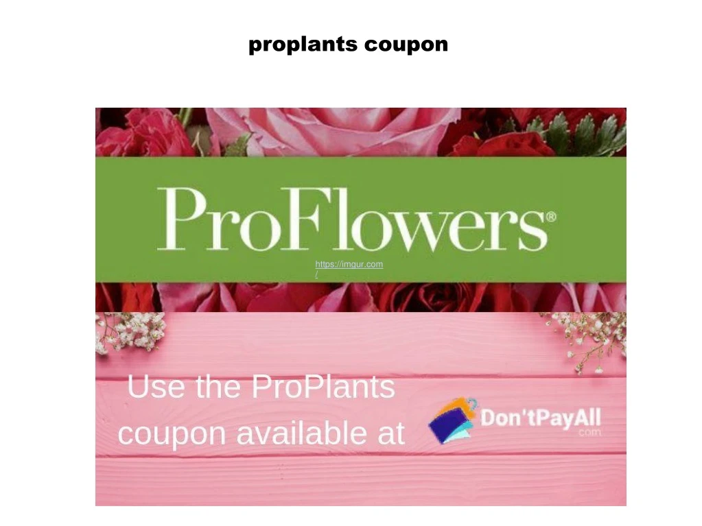 proplants coupon