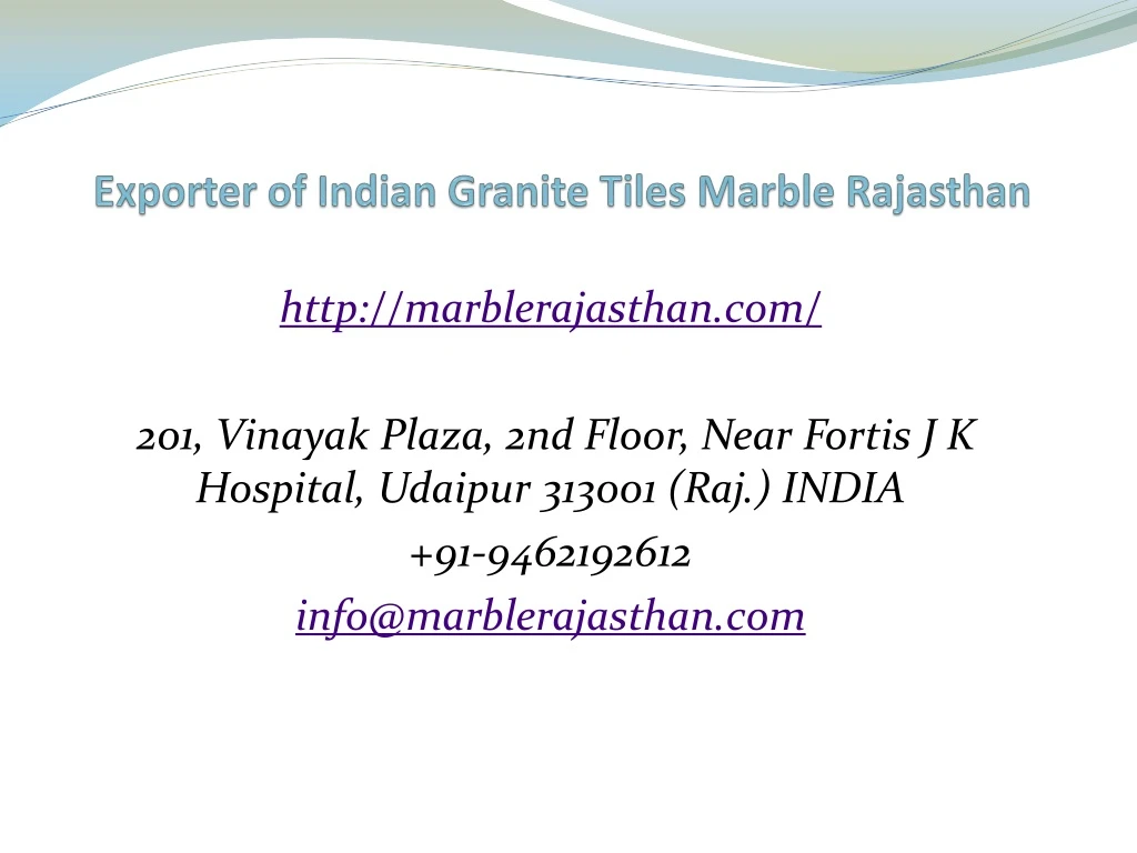 exporter of indian granite tiles marble rajasthan
