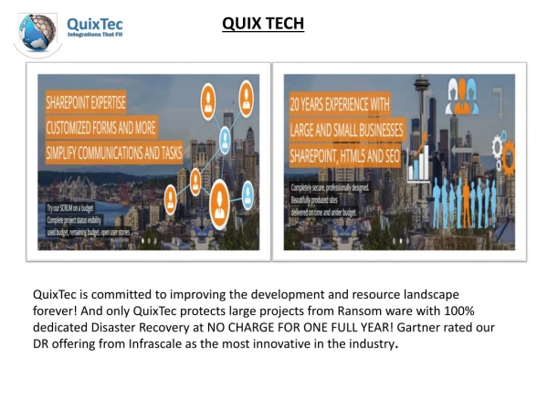 Are you looking for Custom solution development - quixtech.com