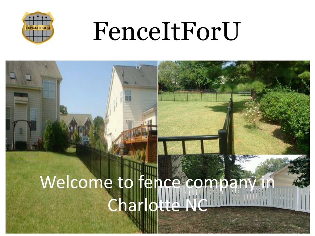 welcome to fence company in charlotte nc