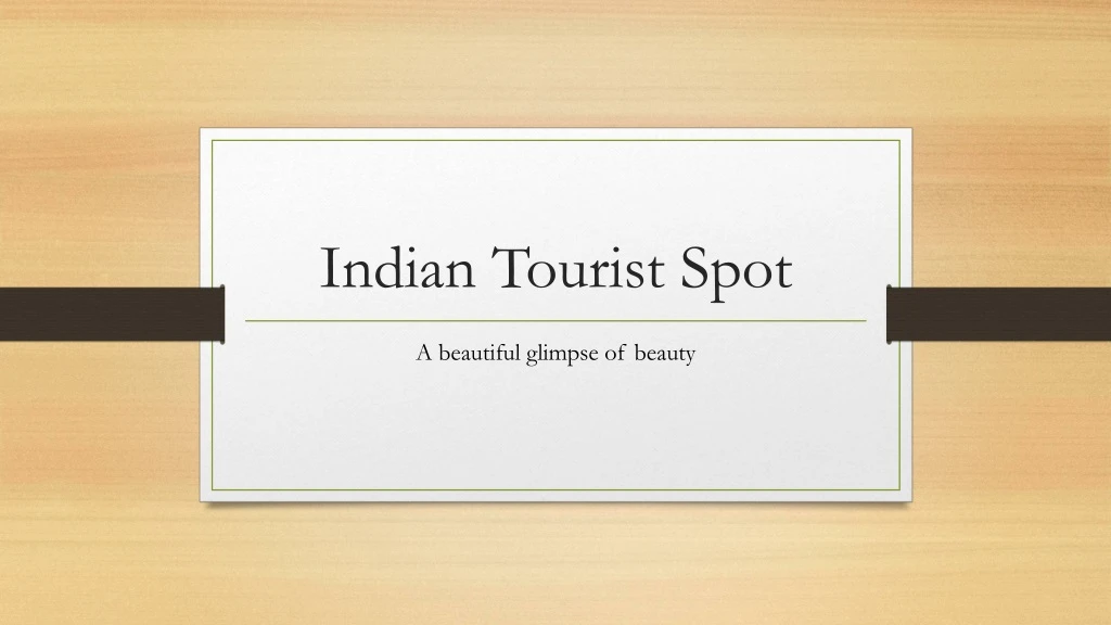 indian tourist spot