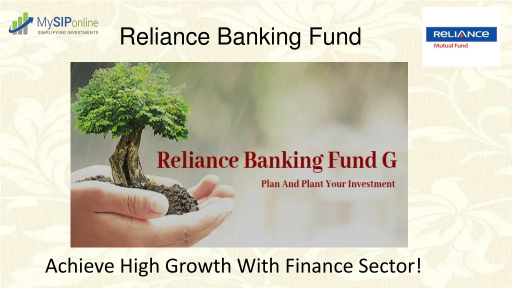 reliance banking fund