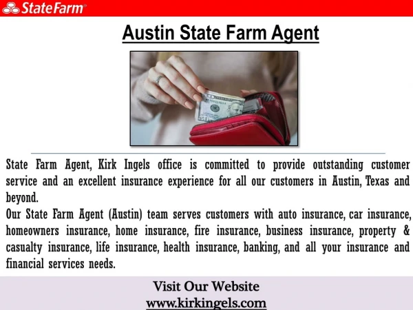 Austin State Farm Agent | Call - 1 512-328-7788 | kirkingels.com