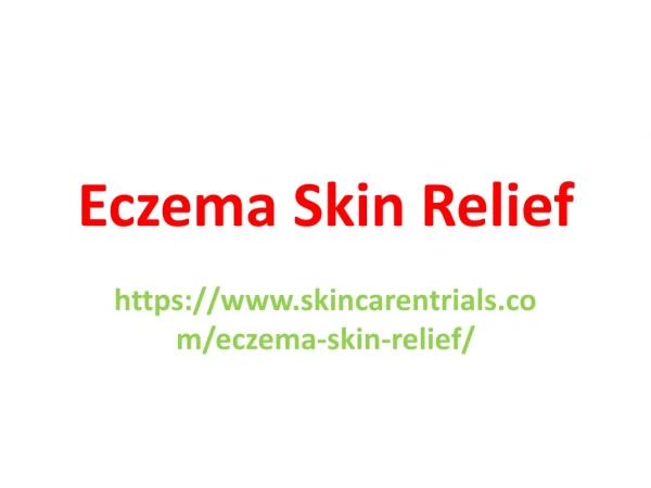 Eczema Skin Relief : Facial Massage Promotes Blood Circulation