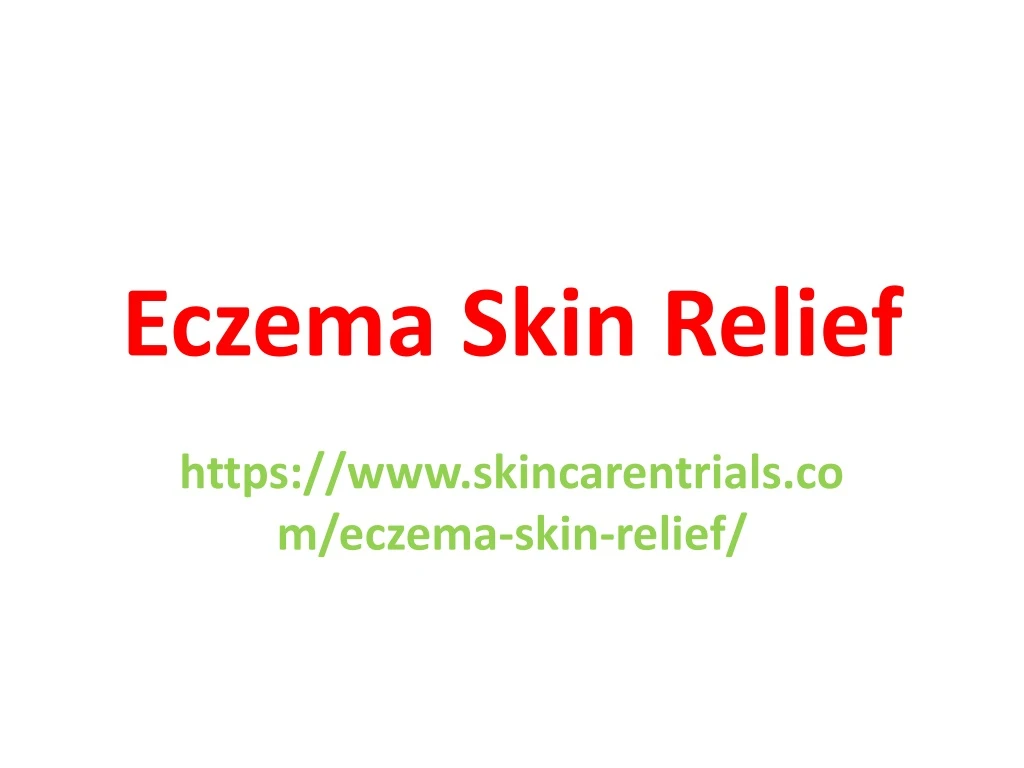 eczema skin relief