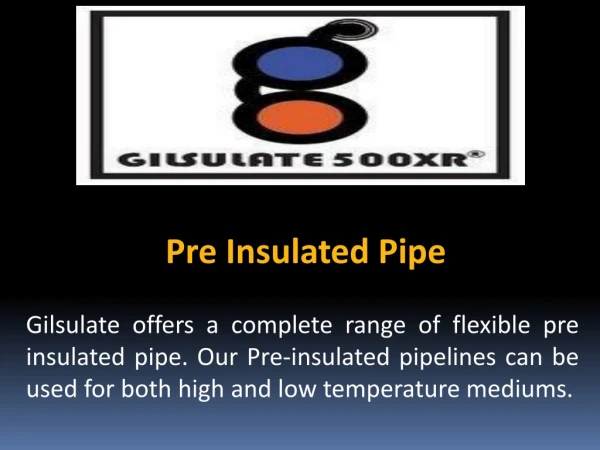 Insulated Pipe
