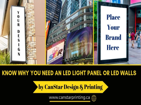 Know Why You Need an LED Light Panel or LED Walls?