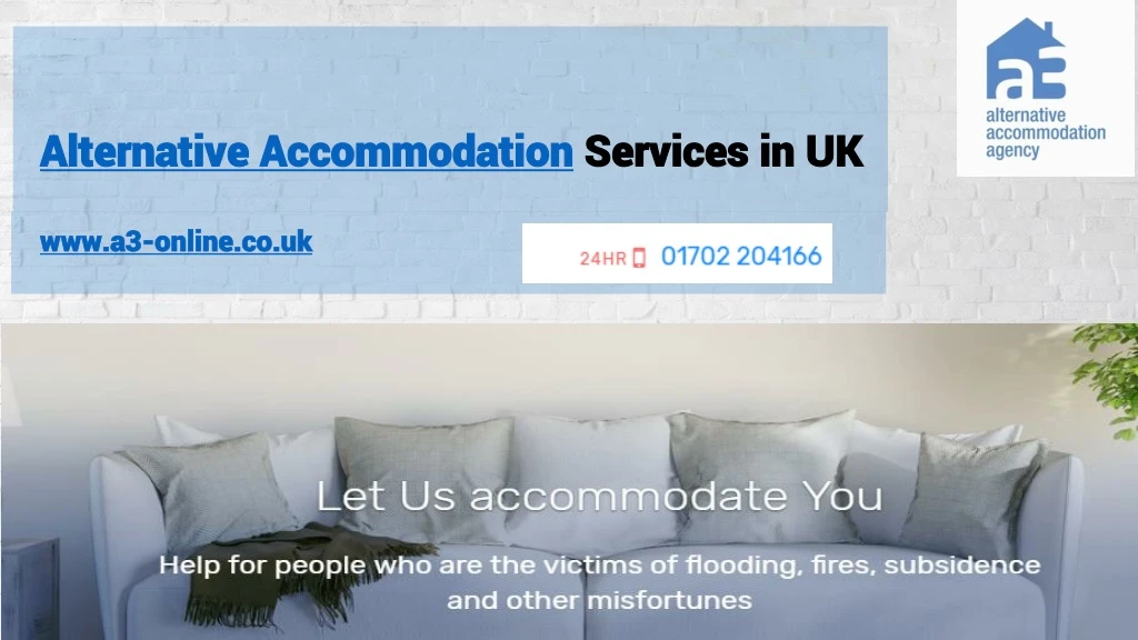 alternative accommodation services in uk