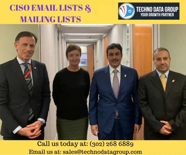 CISO Email Lists & Mailing Lists | Chief Information Security Officer Email Lists in USA