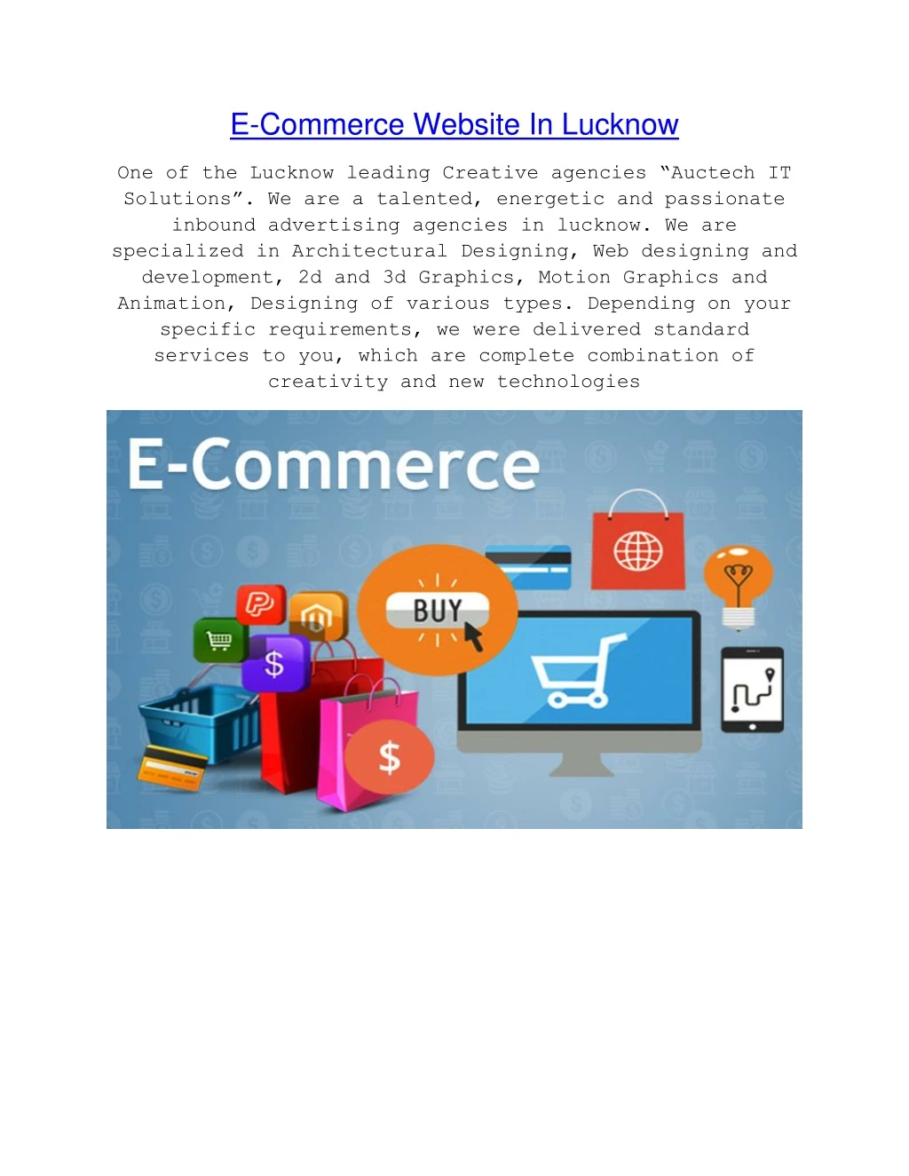 e commerce website in lucknow