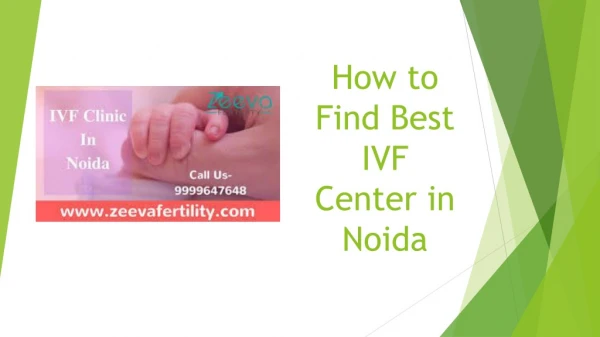 How to Find Best IVF Center in Noida