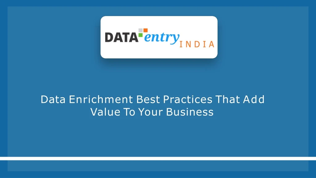 data enrichment best practices that add value