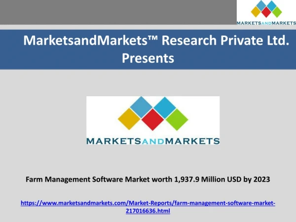 Farm Management Software Market