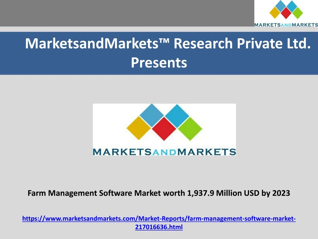 marketsandmarkets research private ltd presents