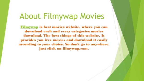 Download Bollywood, Hindi, Punjabi And All Indian Movies Filmywap.Com