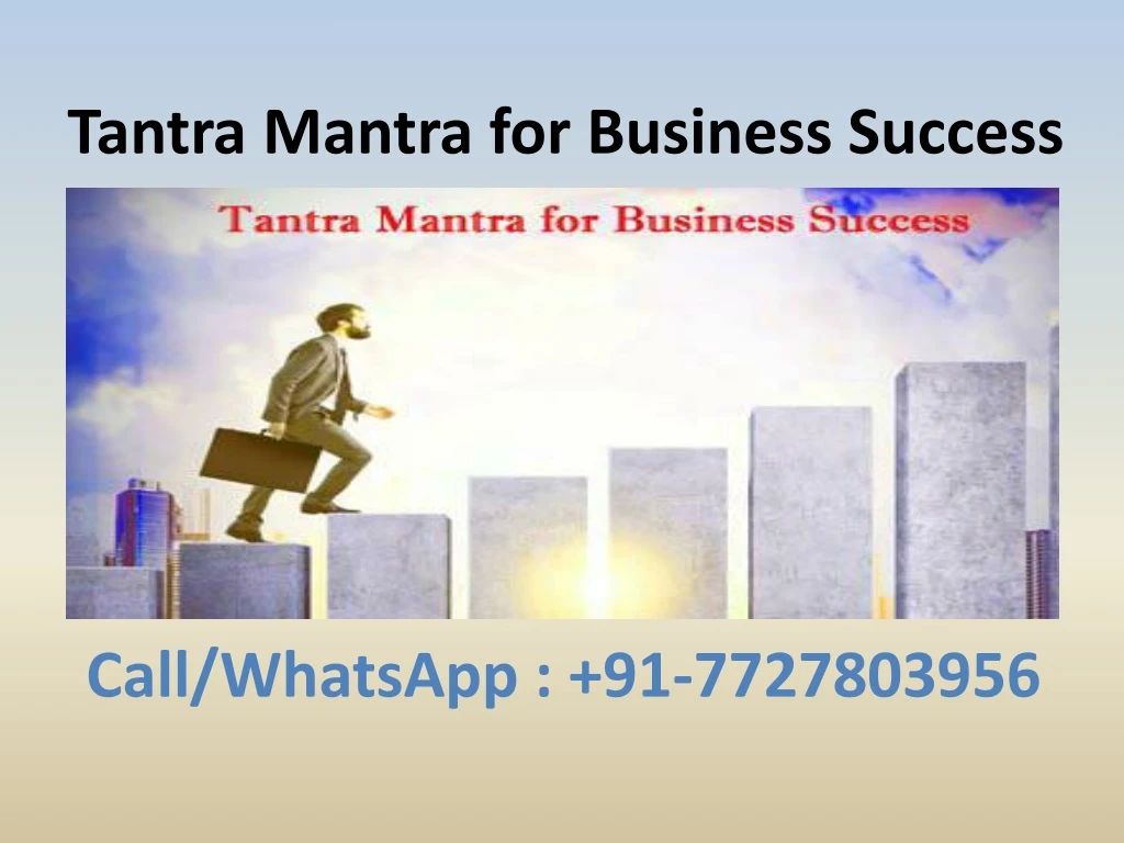 tantra mantra for business success