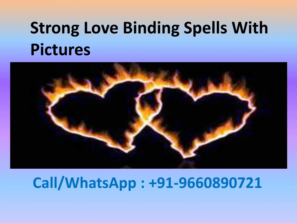 strong love binding spells with pictures