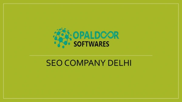 Seo company in delhi | Delhi SEO Company