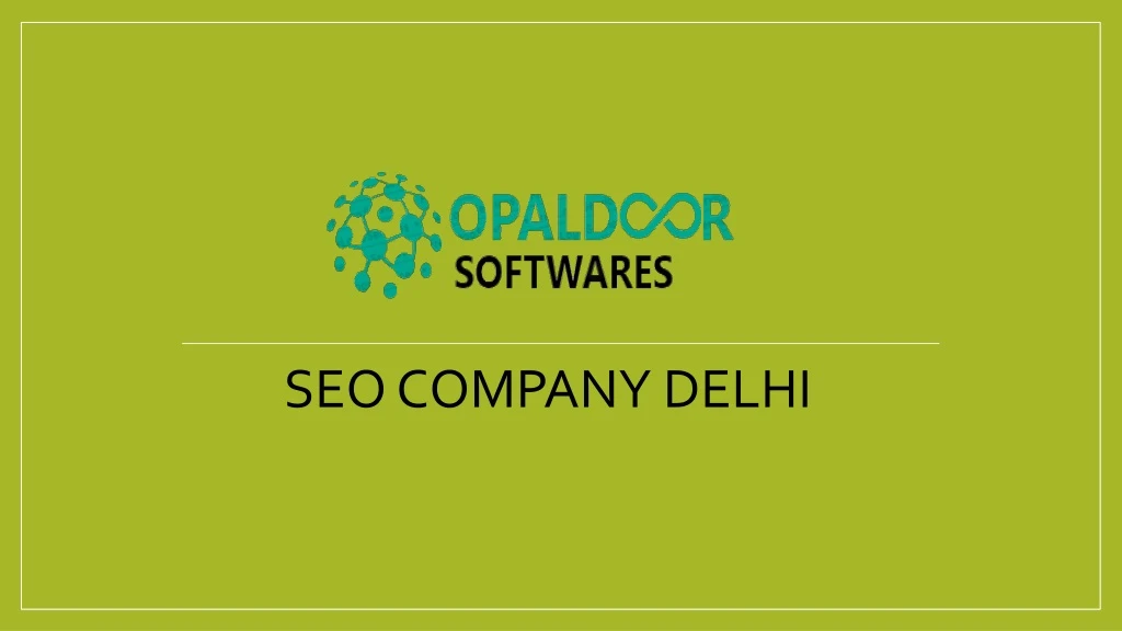 seo company delhi