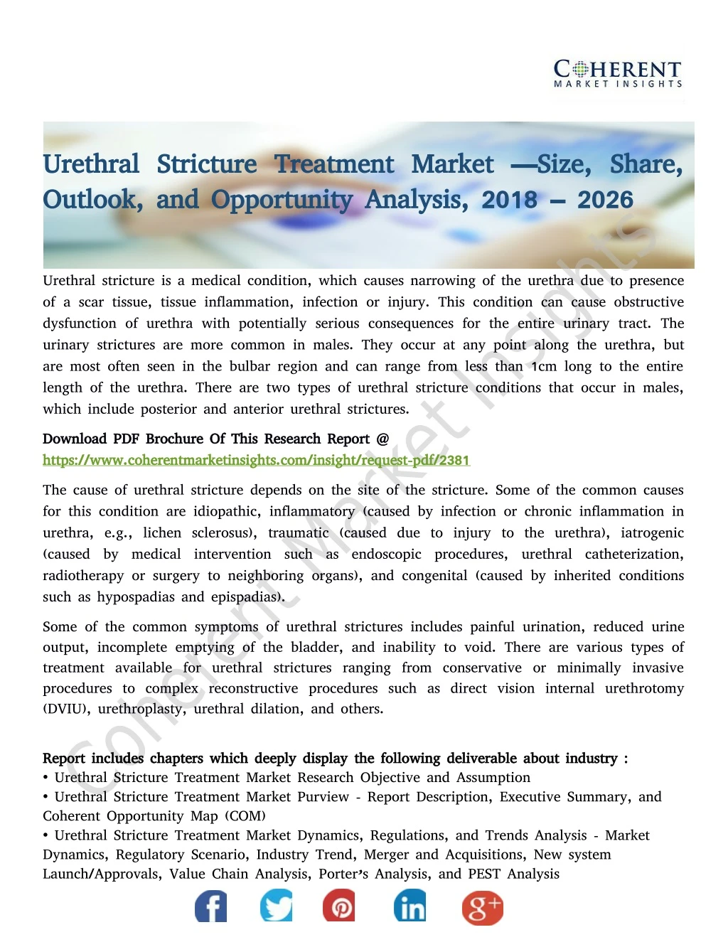 urethral stricture treatment market size share