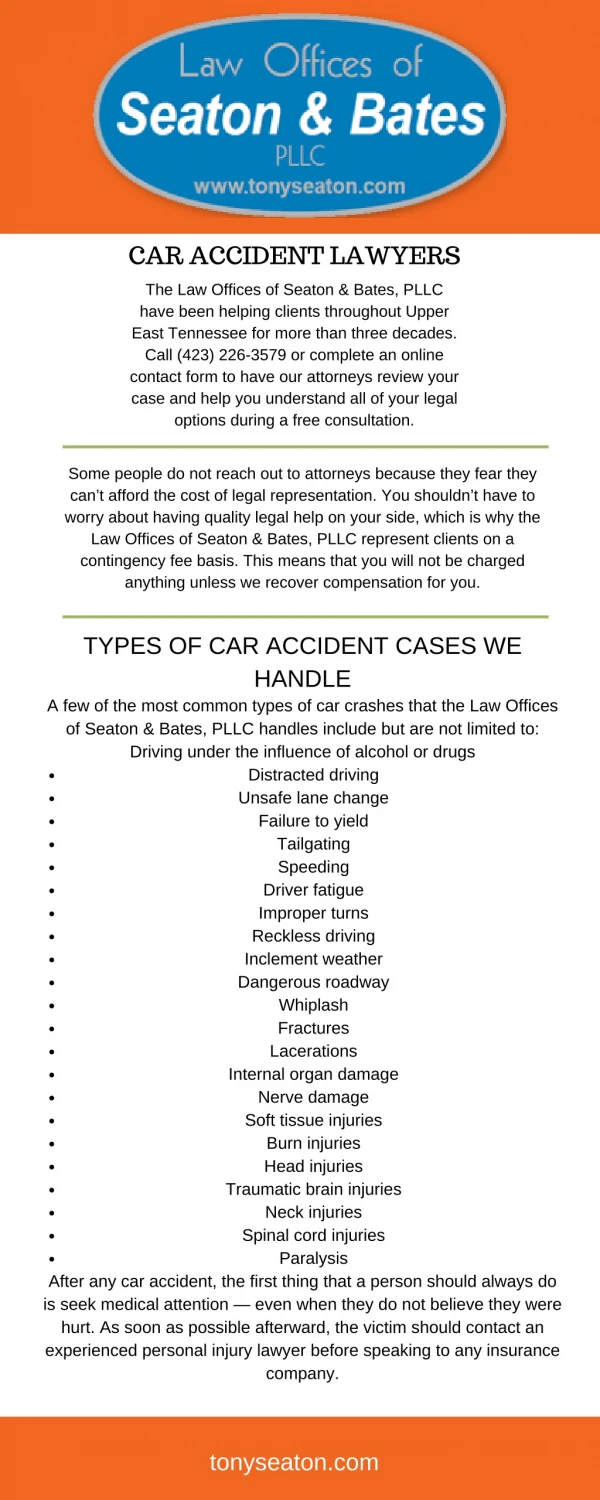 Johnson City Car Accident Attorneys