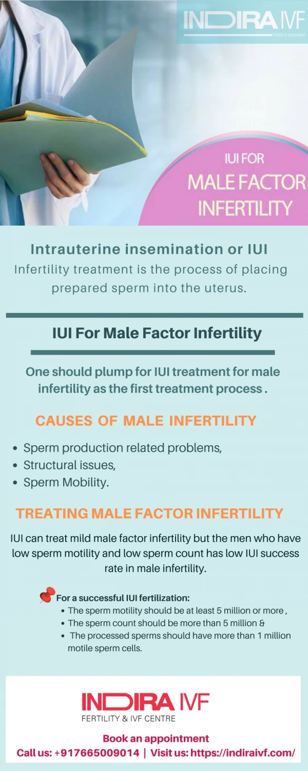 IUI For Male Factor Infertility
