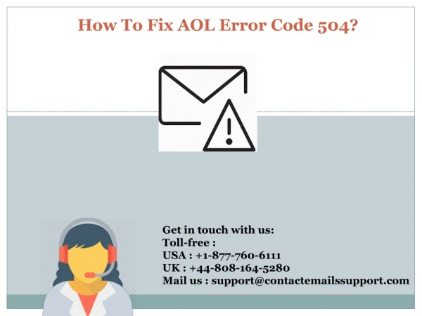 AOL Error Code 504