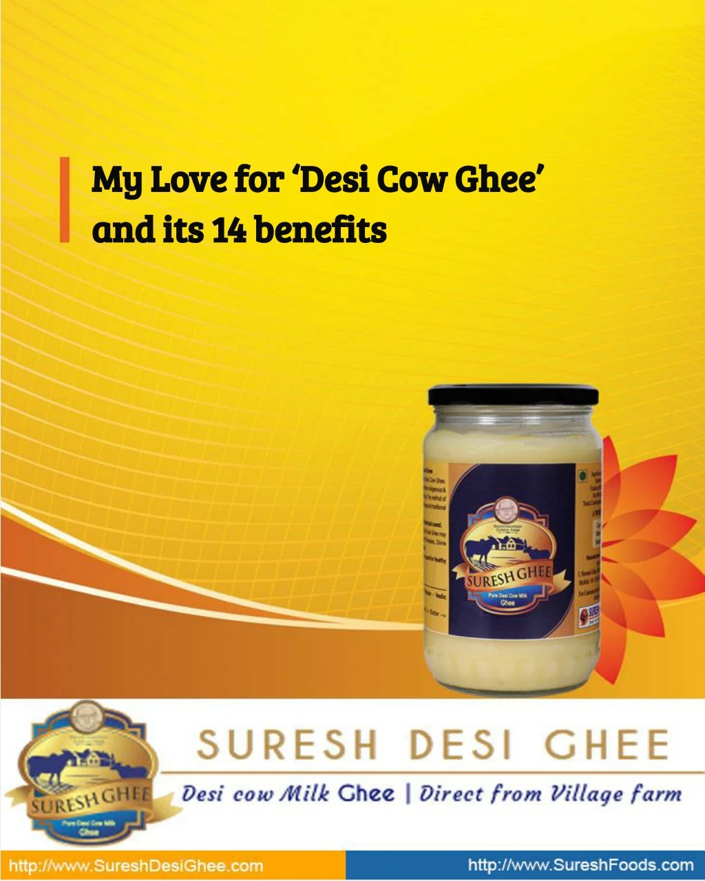 my love for desi cow ghee my love for desi