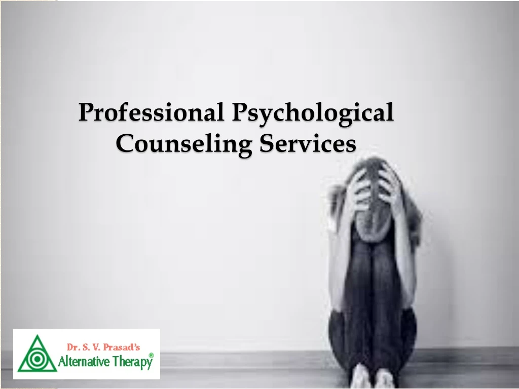 professional psychological counseling services