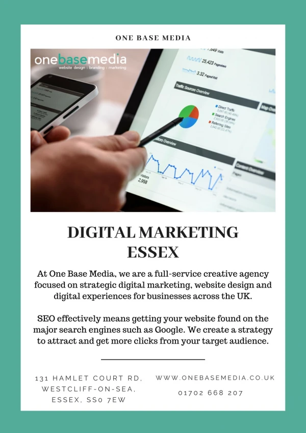 Digital Marketing Essex Service provided by One Base Media