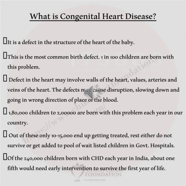 Overview of congenital heart disease in India
