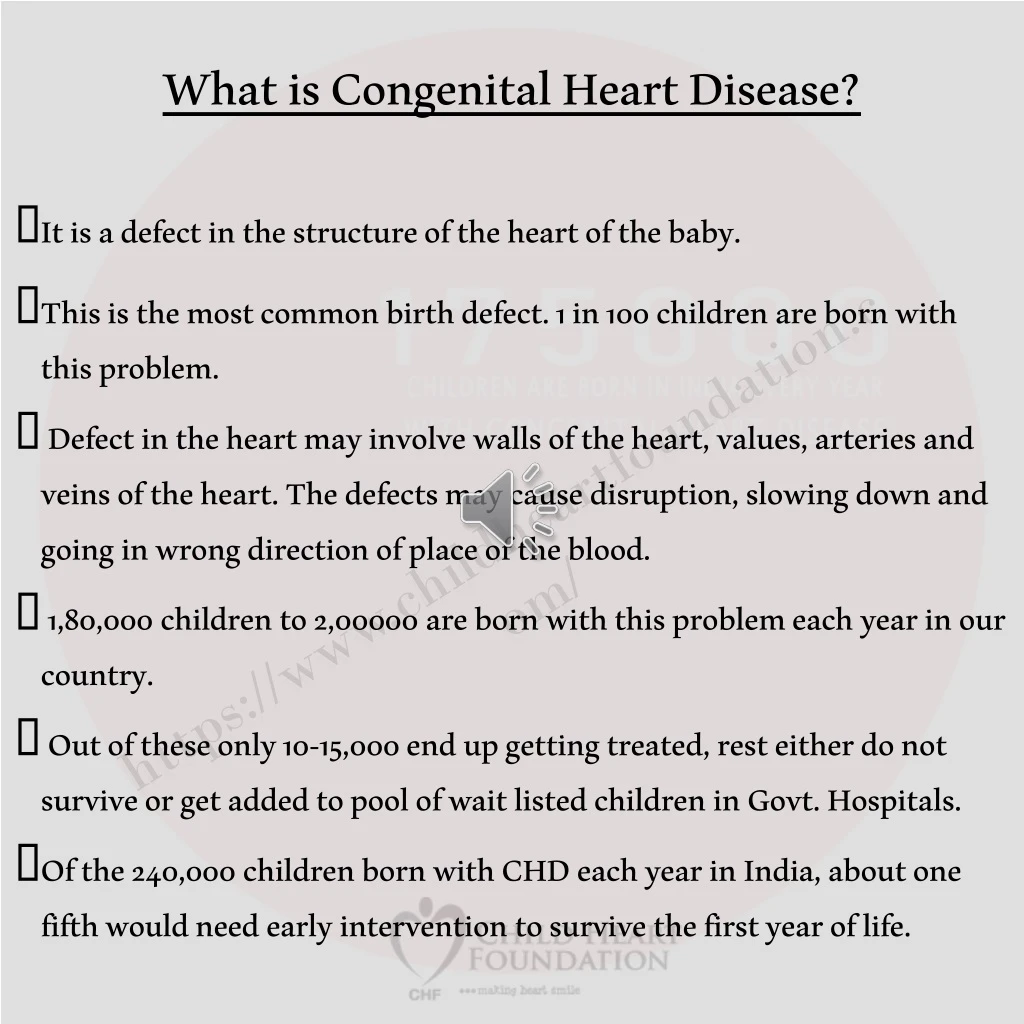 what is congenital heart disease