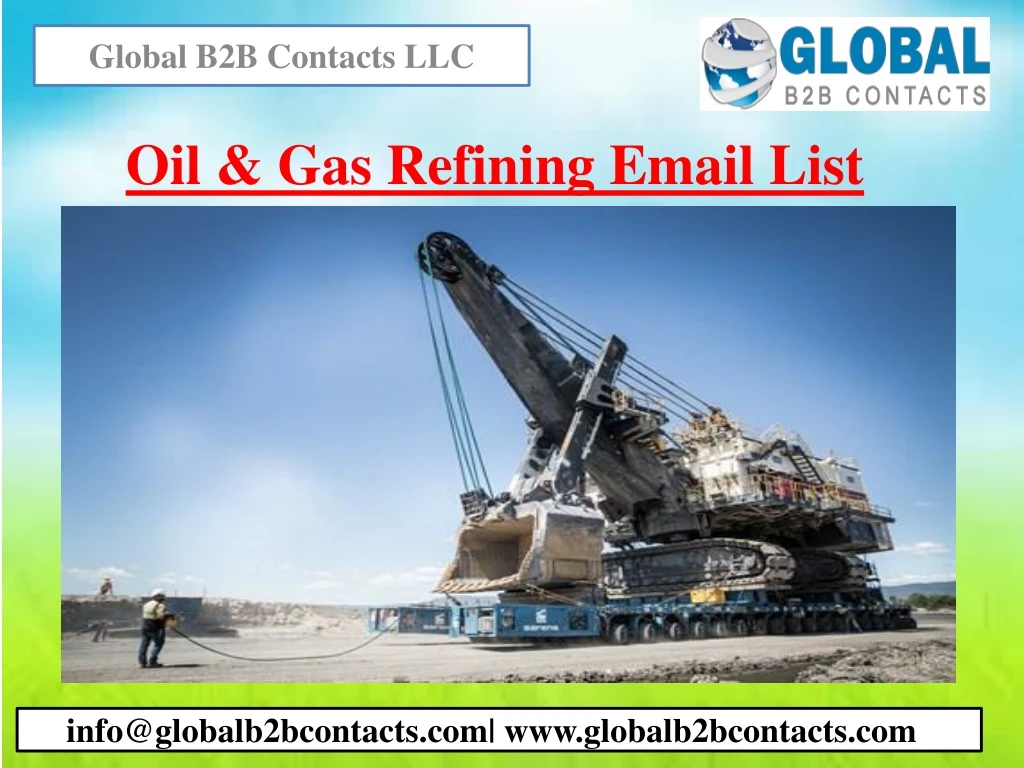 oil gas refining email list