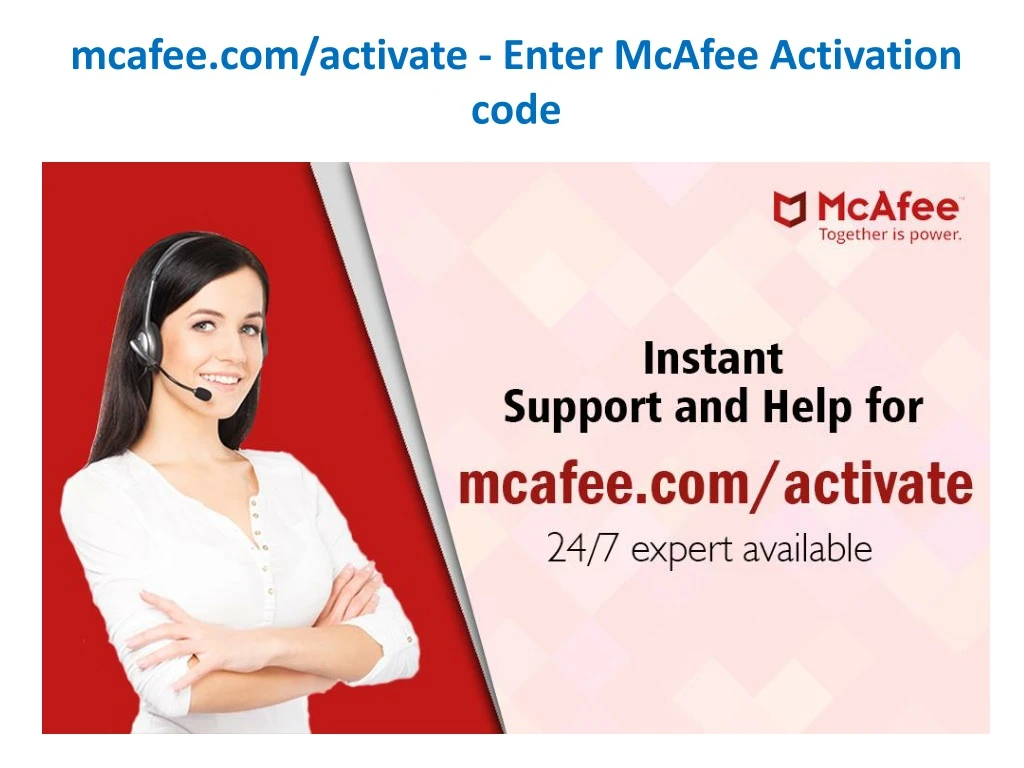 mcafee com activate enter mcafee activation code