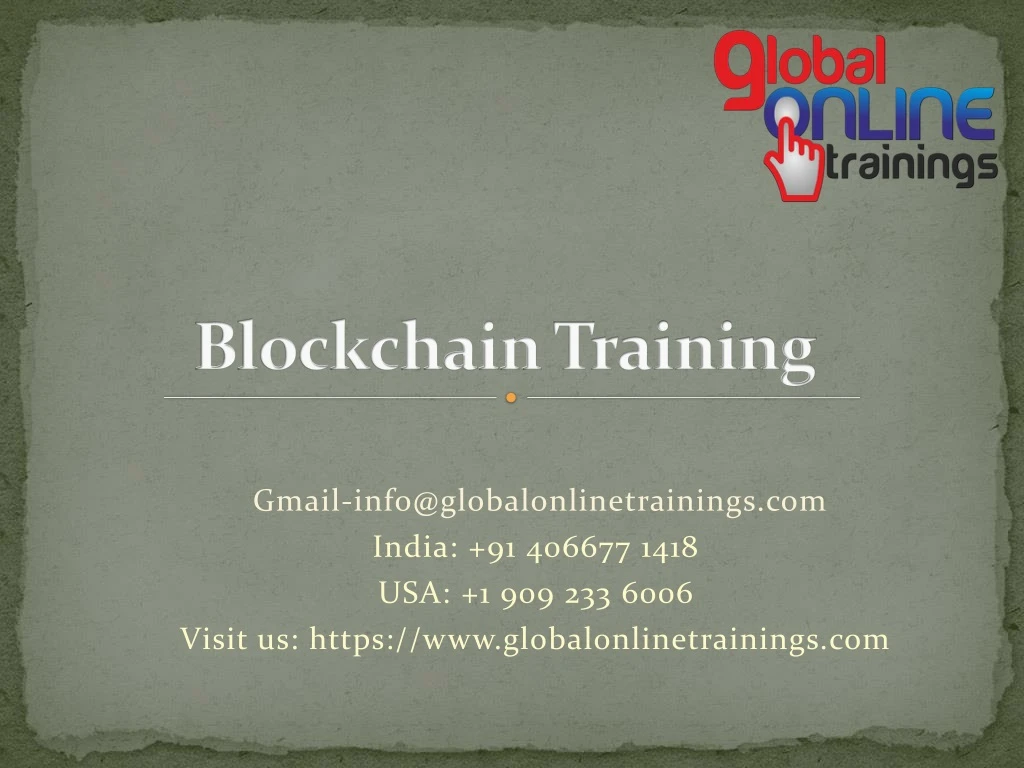 blockchain training