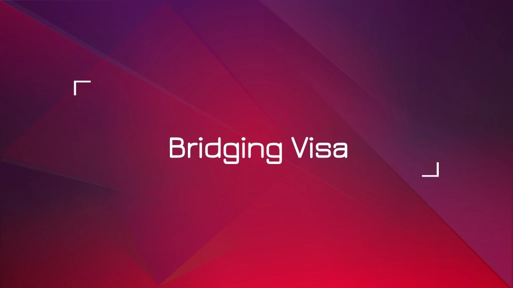 bridging visa